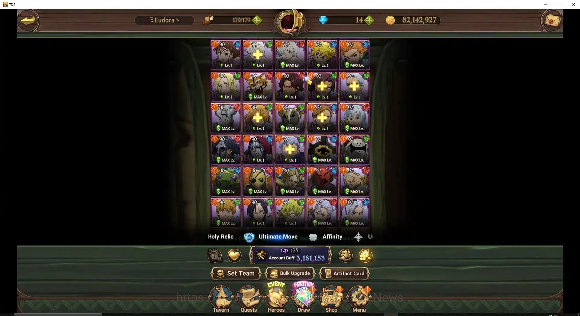 The Seven Deadly Sins: Grand Cross Accounts Global|3,1M CC|44 LS|1 UR Selector|6 LR+3 UR+Colla image 9