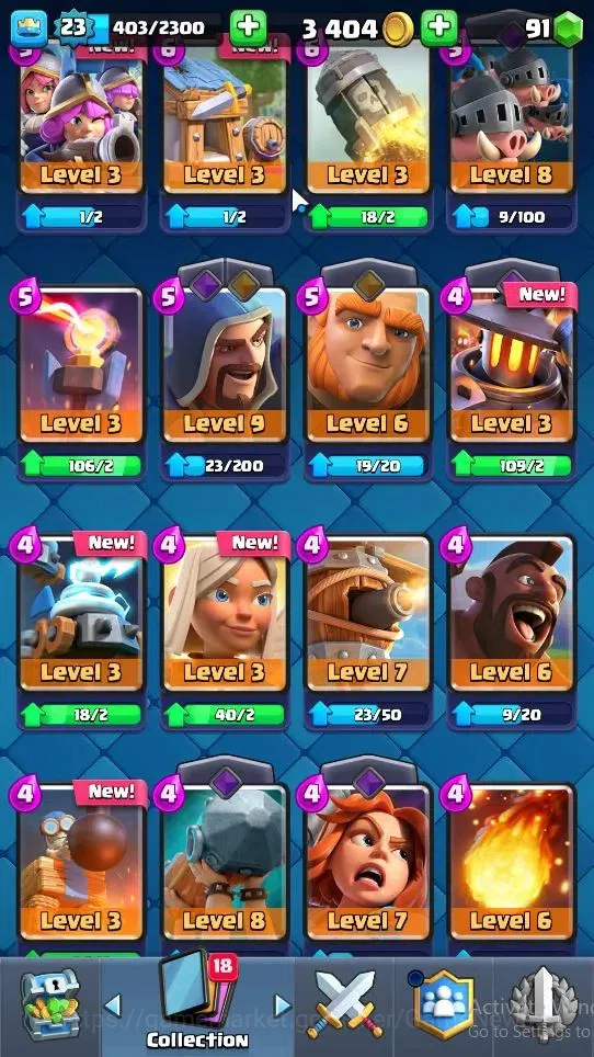 Clash Royale Accounts Lv 23|Trophy 4313|KTL 9|Total Card 74|1 Hero 1 EVO image 15