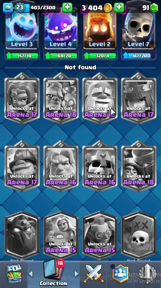 Clash Royale Accounts Lv 23|Trophy 4313|KTL 9|Total Card 74|1 Hero 1 EVO image 18