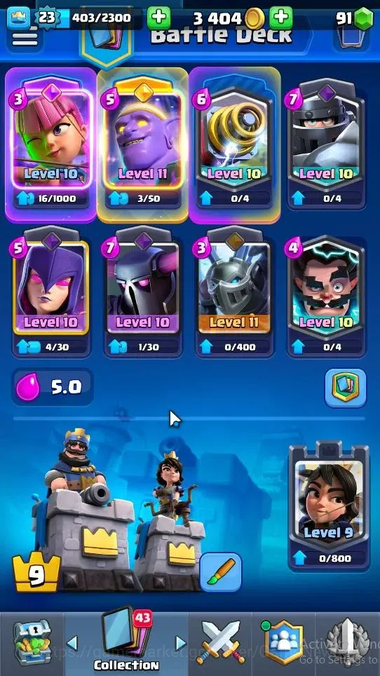 Clash Royale Accounts Lv 23|Trophy 4313|KTL 9|Total Card 74|1 Hero 1 EVO image 4