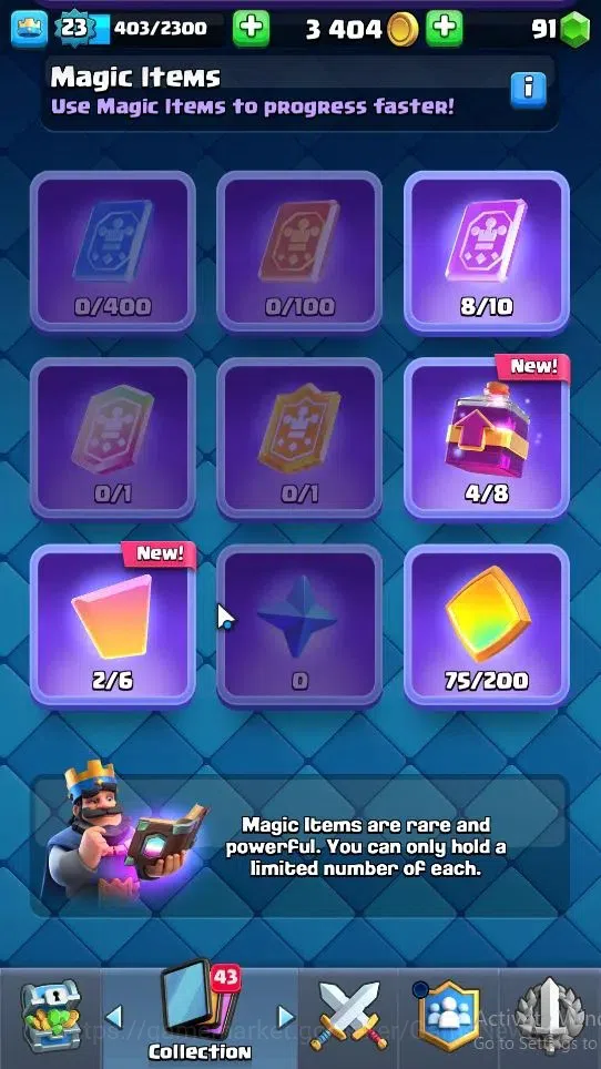 Clash Royale Accounts Lv 23|Trophy 4313|KTL 9|Total Card 74|1 Hero 1 EVO image 7