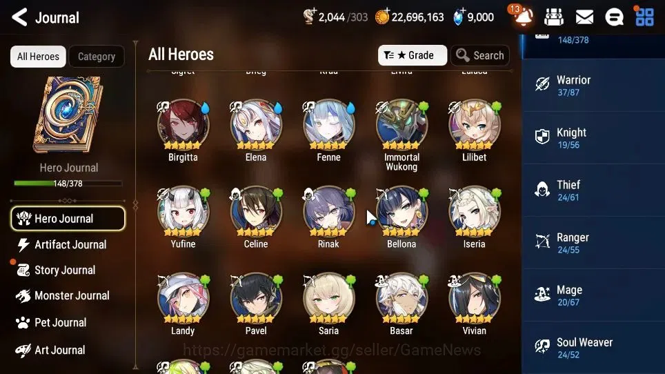 Epic Seven Accounts GLOBAL Unverif|New Era|6 ML(Salome,Ruele oL,E Ilyn image 8