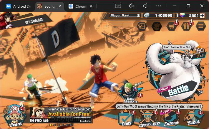 One Piece Bounty Rush Others GLOBAL|EX 2|PR 2|RD 2391|T5E St.Nusjuro, BOM Kaido image 1