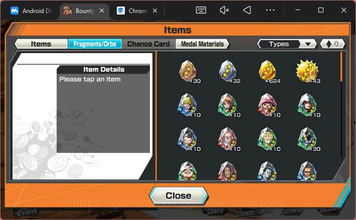One Piece Bounty Rush Accounts Others GLOBAL|EX 2|PR 2|RD 2391|T5E St.Nusjuro, BOM Kaido,etc|Log Bandai|Check SS|OPBR201 5