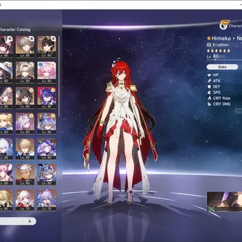 Honkai Star Rail Accounts Others Asia|TL 70|1 Team Prem|27 Limited|(Castorice,SW999,Acheron,Therta)+Sign