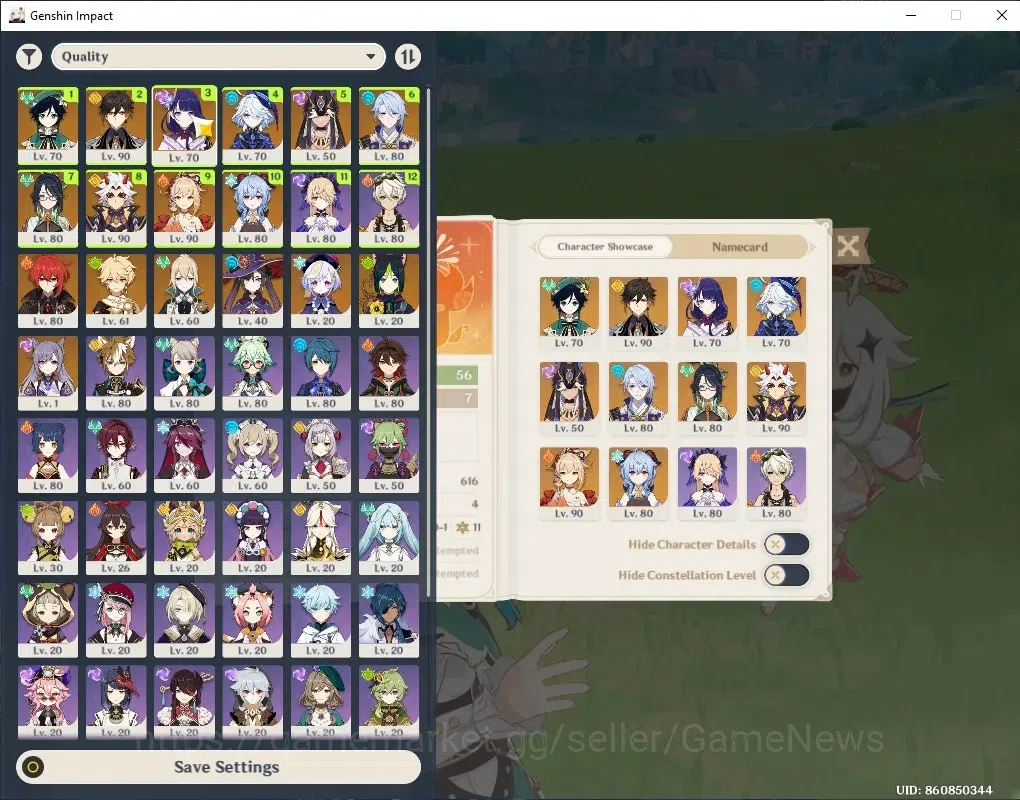 Genshin Impact Accounts Mid Game ASIA|AR 56|10 Limited+2 1