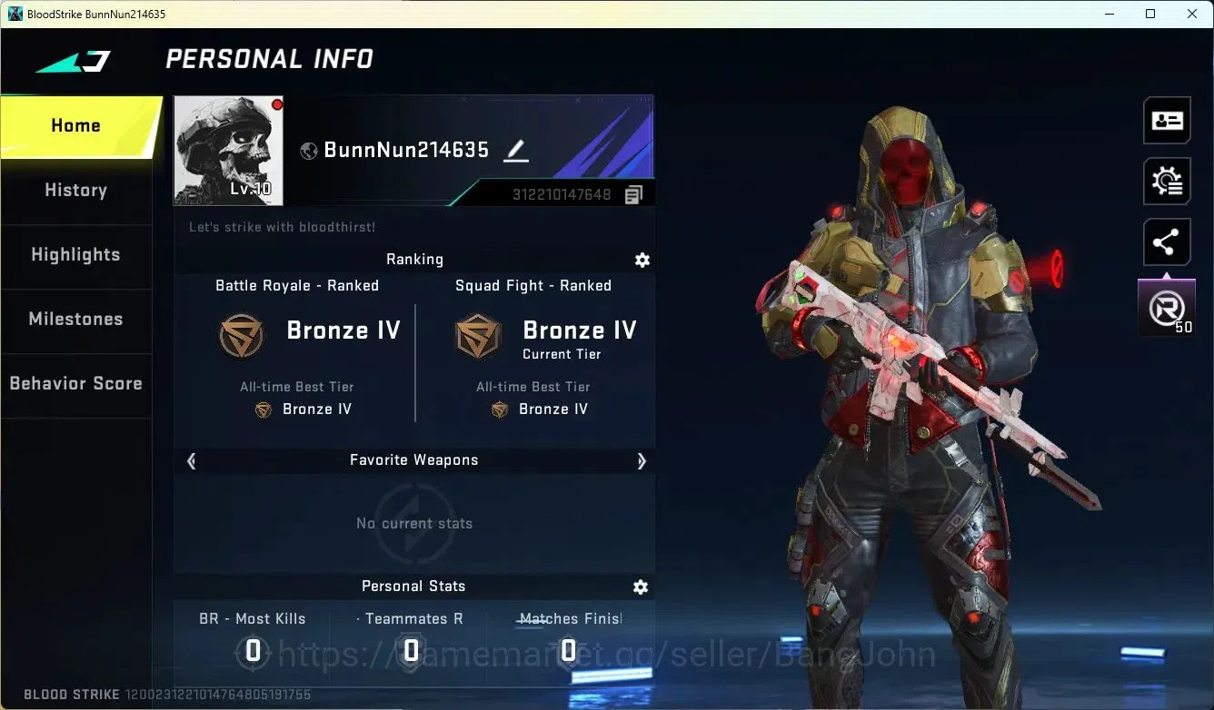 Blood Strike Accounts ASIA | BLEACH Striker|EVA Gun|Ultra ETHAN Striker| image 1