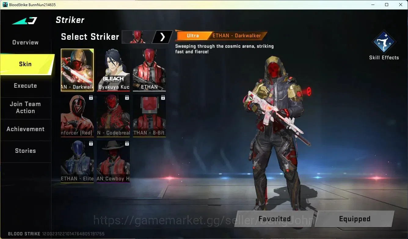 Blood Strike Accounts ASIA | BLEACH Striker|EVA Gun|Ultra ETHAN Striker| image 2