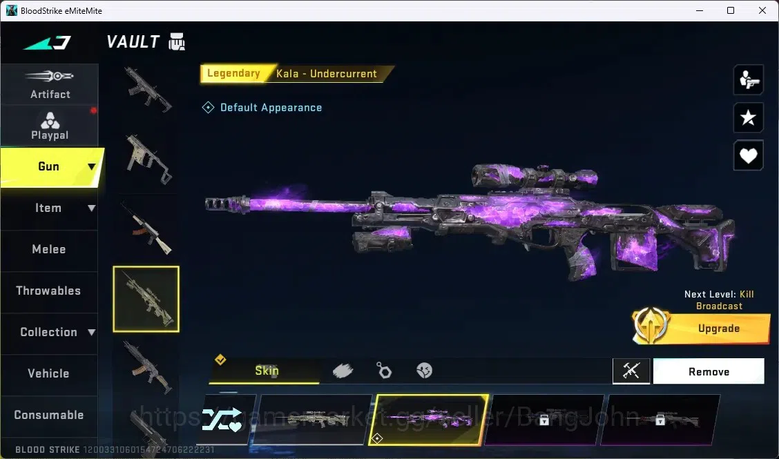 Blood Strike Accounts ASIA | 3 LEGENDARY GUN: Kala, M700, HK416 | 1 EPIC image 3