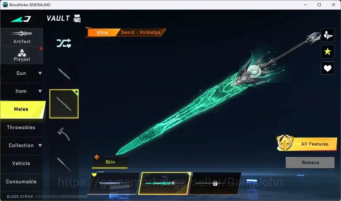 Blood Strike Accounts ASIA | ETERNAL: MP5-BLOODRIFT,VECTOR-SHADOWDRAKE|2 image 13