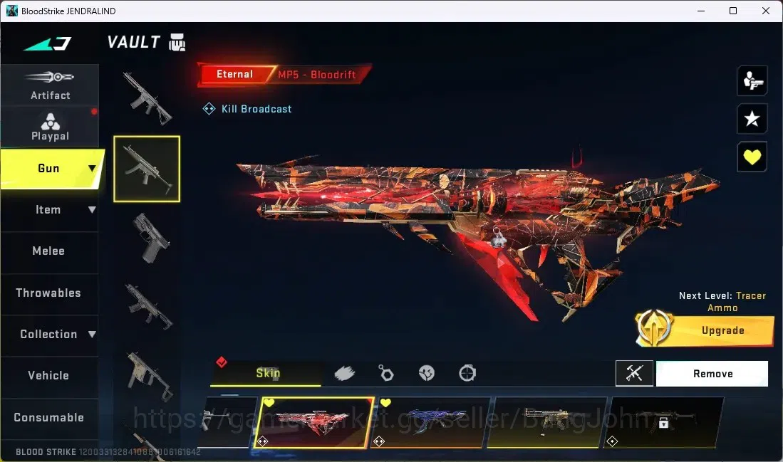 Blood Strike Accounts ASIA | ETERNAL: MP5-BLOODRIFT,VECTOR-SHADOWDRAKE|2 image 2