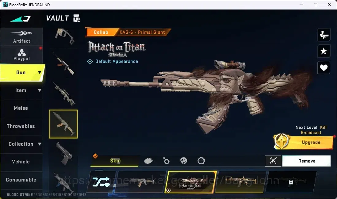 Blood Strike Accounts ASIA | ETERNAL: MP5-BLOODRIFT,VECTOR-SHADOWDRAKE|2 image 5