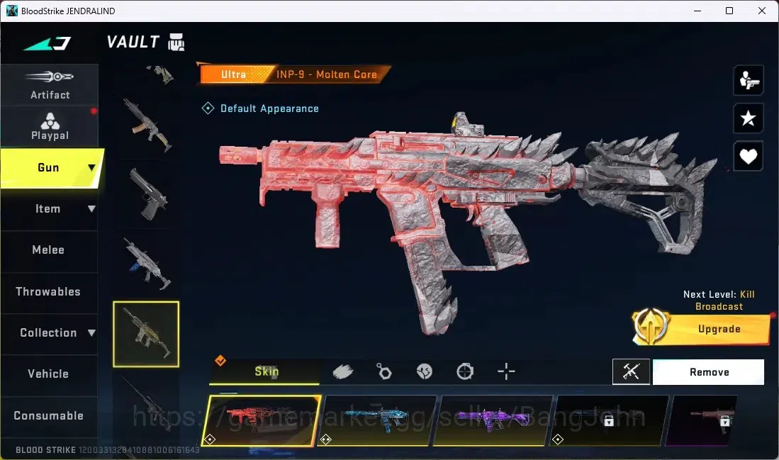 Blood Strike Accounts ASIA | ETERNAL: MP5-BLOODRIFT,VECTOR-SHADOWDRAKE|2 image 6