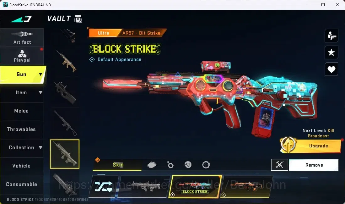 Blood Strike Accounts ASIA | ETERNAL: MP5-BLOODRIFT,VECTOR-SHADOWDRAKE|2 image 7