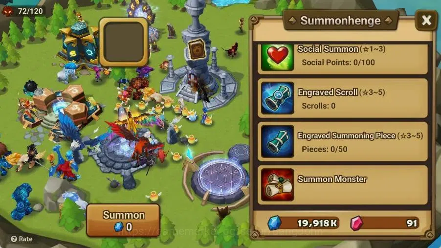 Summoners War: Sky Arena Accounts Starter GLOBAL | NB 5 TESHAR,Starter Gacha 115 12Y+160 11Y Scrool, 3 Legendary All 6