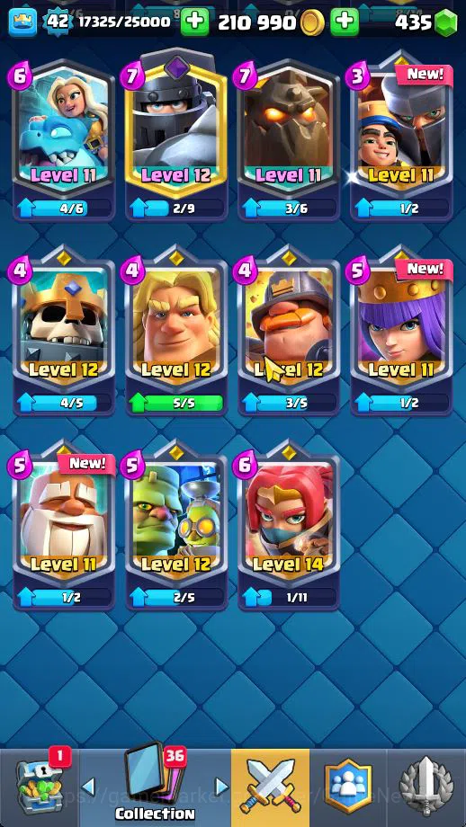Clash Royale Accounts Midgame Lv 42|Trophy 9195|KTL 14|Limited Skin|Card 121| 1 HERO 7 EVO 8 Champ 21 Legendary 33 Epic 30 13