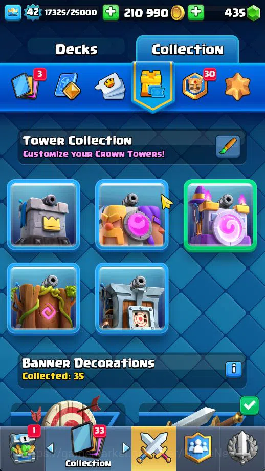 Clash Royale Accounts Midgame Lv 42|Trophy 9195|KTL 14|Limited Skin|Card 121| 1 HERO 7 EVO 8 Champ 21 Legendary 33 Epic 30 16