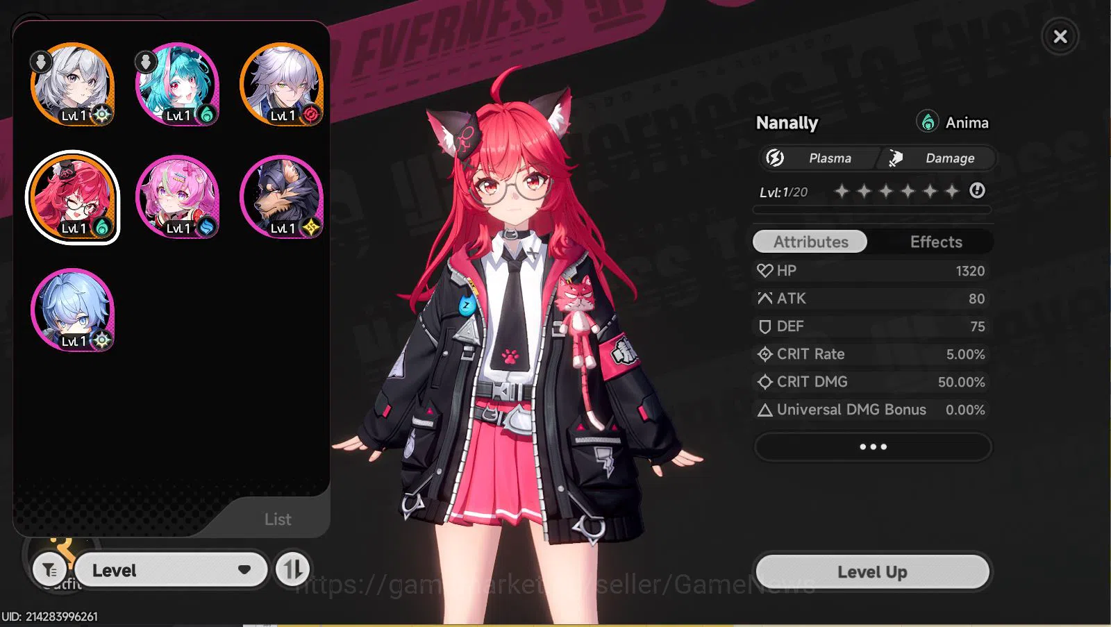 Neverness to Everness Accounts NA HL3|Limited Nanally + 2 Team (Baicang + Nanally image 2