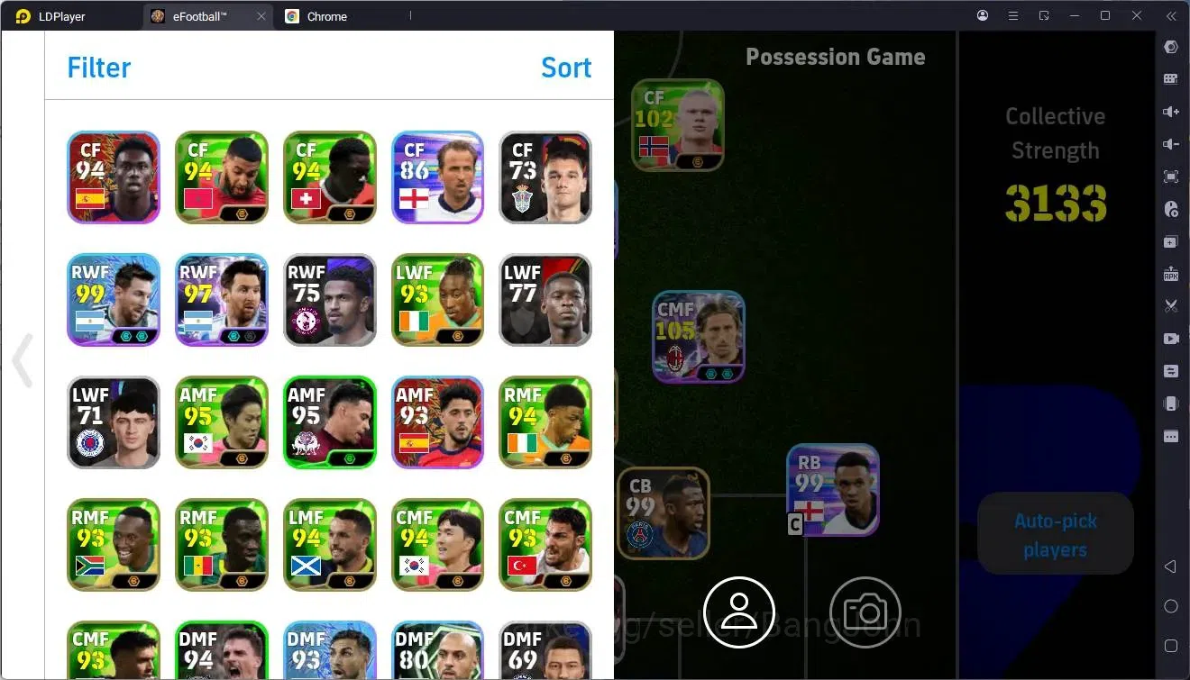eFootball Accounts Mobile |PW 3133|Epic Drogba,Gerrard,Shevchenko|SHW image 2