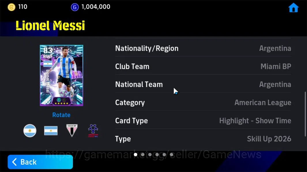 eFootball Accounts Android|Epic Shunsuke Nakamura,ShowTime Joan Garci image 14