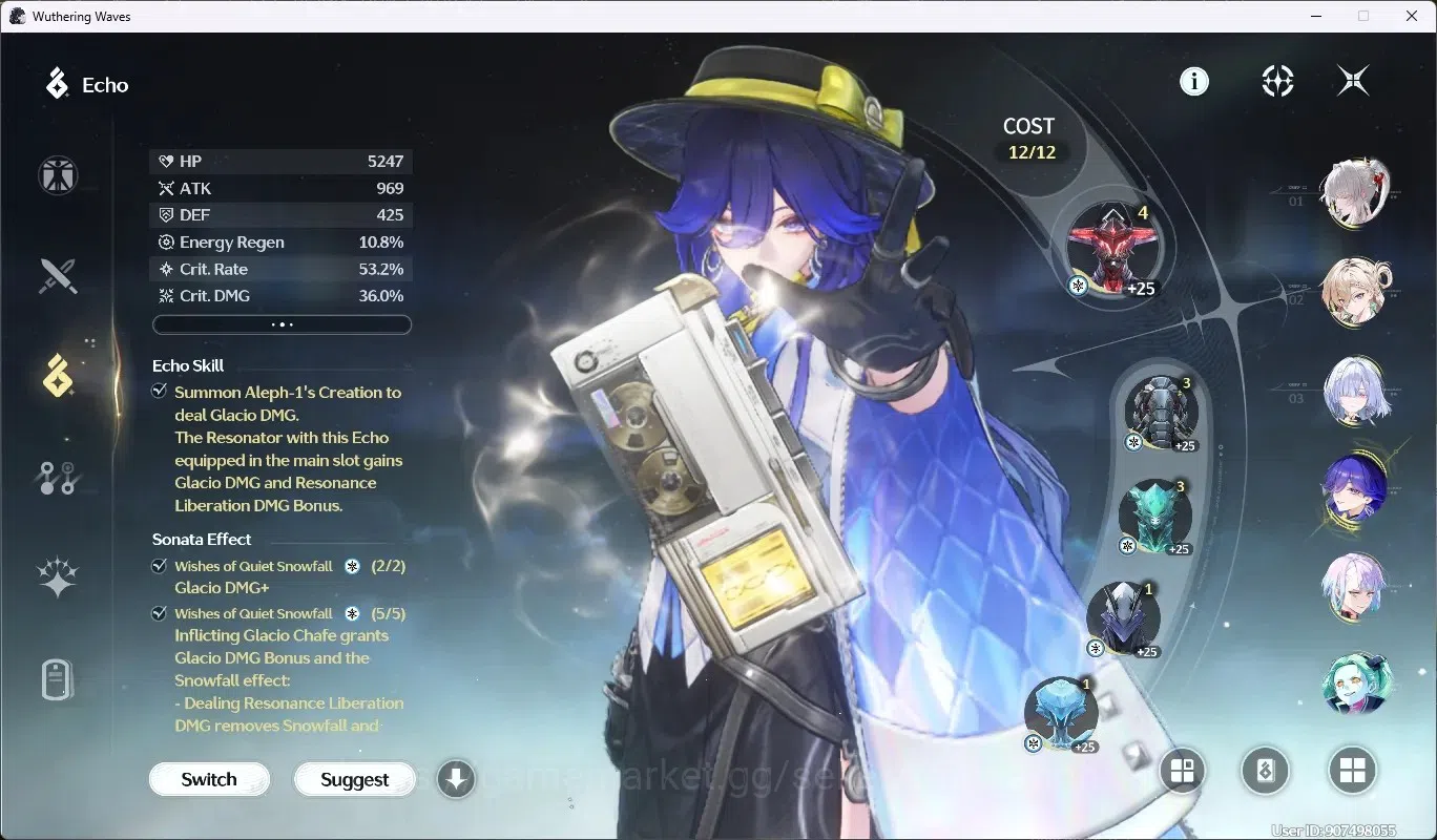 Wuthering Waves Accounts SEA|UL 60|Rank 6|9 Char Limited [Phoebe,Zani,(Lyna image 11