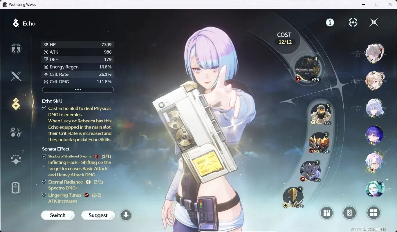 Wuthering Waves Accounts SEA|UL 60|Rank 6|9 Char Limited [Phoebe,Zani,(Lyna image 14