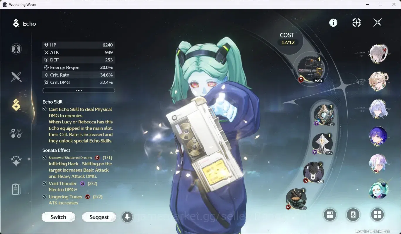 Wuthering Waves Accounts SEA|UL 60|Rank 6|9 Char Limited [Phoebe,Zani,(Lyna image 15