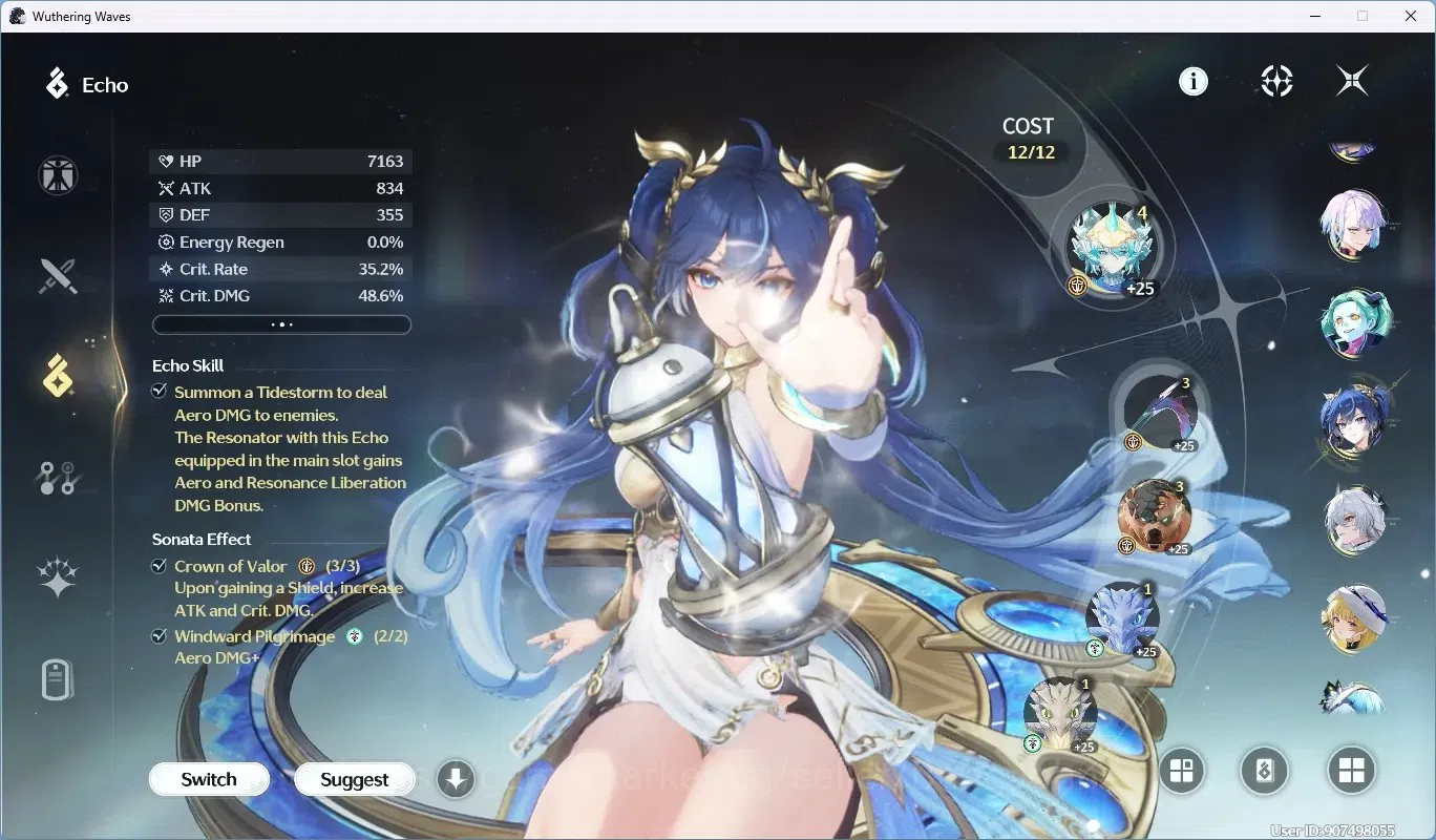 Wuthering Waves Accounts SEA|UL 60|Rank 6|9 Char Limited [Phoebe,Zani,(Lyna image 18