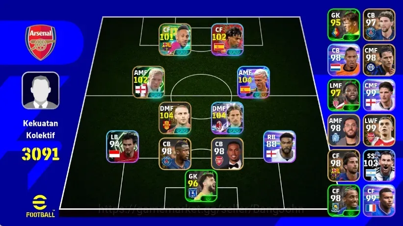 eFootball Accounts Legends & Iconic Players Android|PW3091|DaniOlmoShowT,LukaModricShowT,Daniele De Rossi Epic,Paul Scholes 1