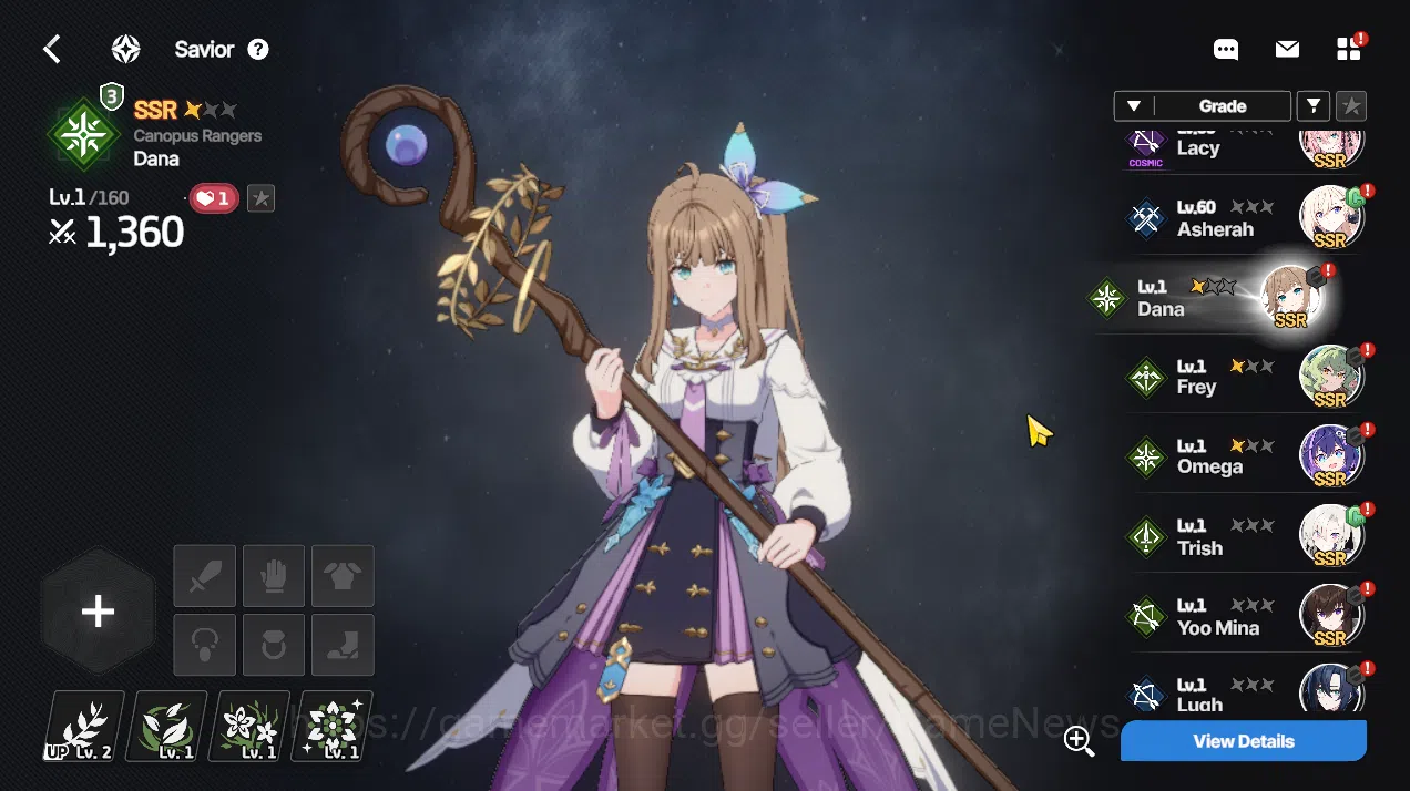 StarSavior Accounts Global|Lv 24 |5.5k Gem 10 SSR 3 Top Tier[Lyn LB3+S image 4