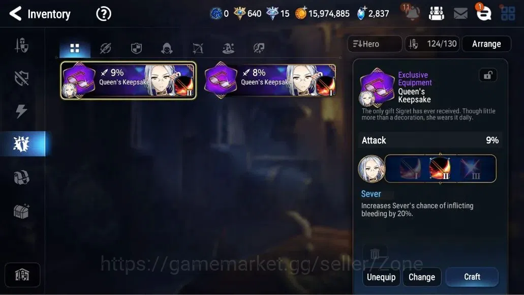 Epic Seven Accounts Limited Hero Global Unverif|11 ML(C Lilias,NMLuna,Solitaria,LC Bellona,LW Peira,Etc)|Bless ON|SS 12