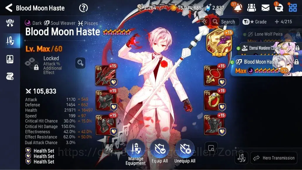 Epic Seven Accounts Limited Hero Global Unverif|11 ML(C Lilias,NMLuna,Solitaria,LC Bellona,LW Peira,Etc)|Bless ON|SS 16