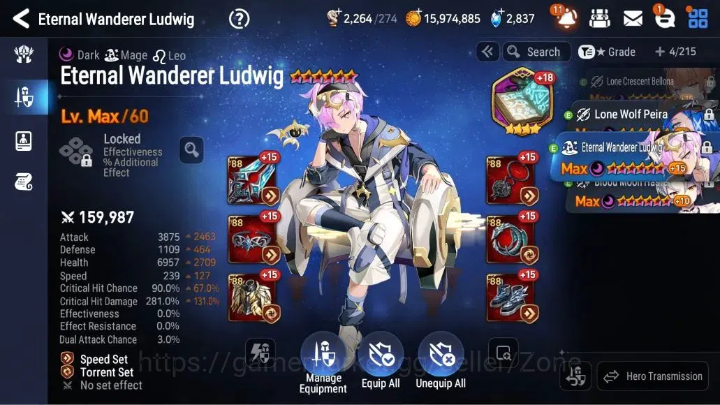Epic Seven Accounts Limited Hero Global Unverif|11 ML(C Lilias,NMLuna,Solitaria,LC Bellona,LW Peira,Etc)|Bless ON|SS 17