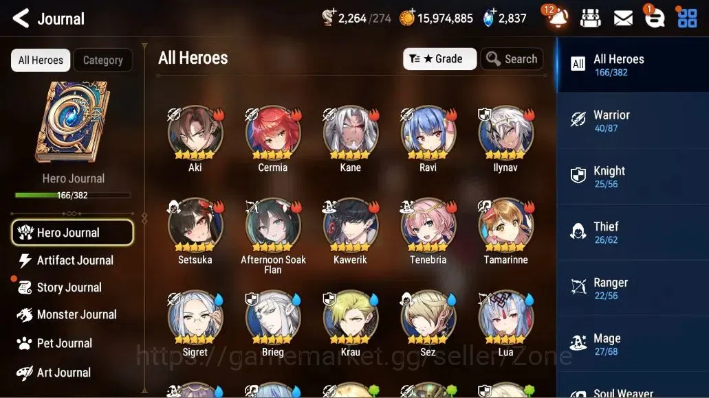 Epic Seven Accounts Limited Hero Global Unverif|11 ML(C Lilias,NMLuna,Solitaria,LC Bellona,LW Peira,Etc)|Bless ON|SS 2