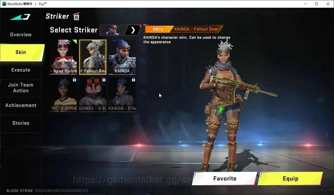 Blood Strike Accounts ASIA|ETERNAL RAN-RAVE,DeAgle+MELEE BF,Talon knife, image 11