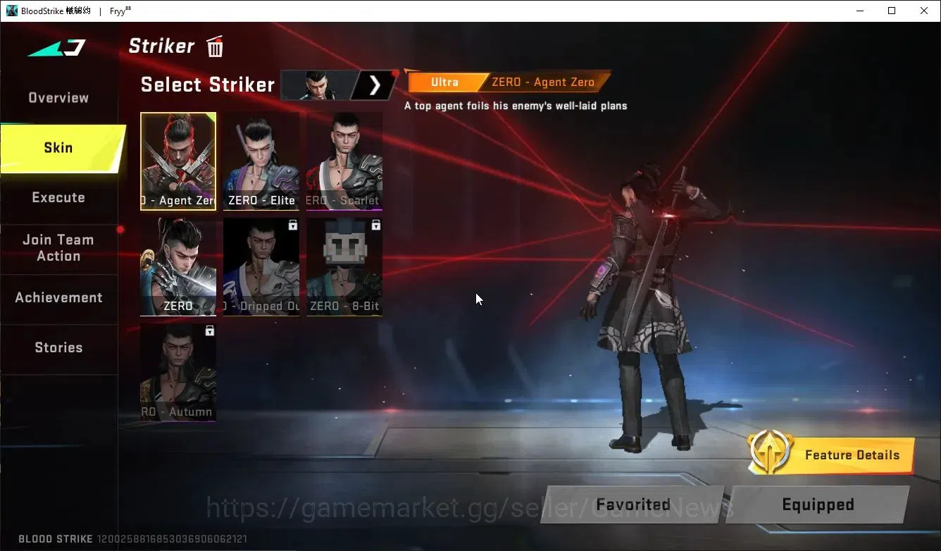 Blood Strike Accounts ASIA|ETERNAL RAN-RAVE,DeAgle+MELEE BF,Talon knife, image 4