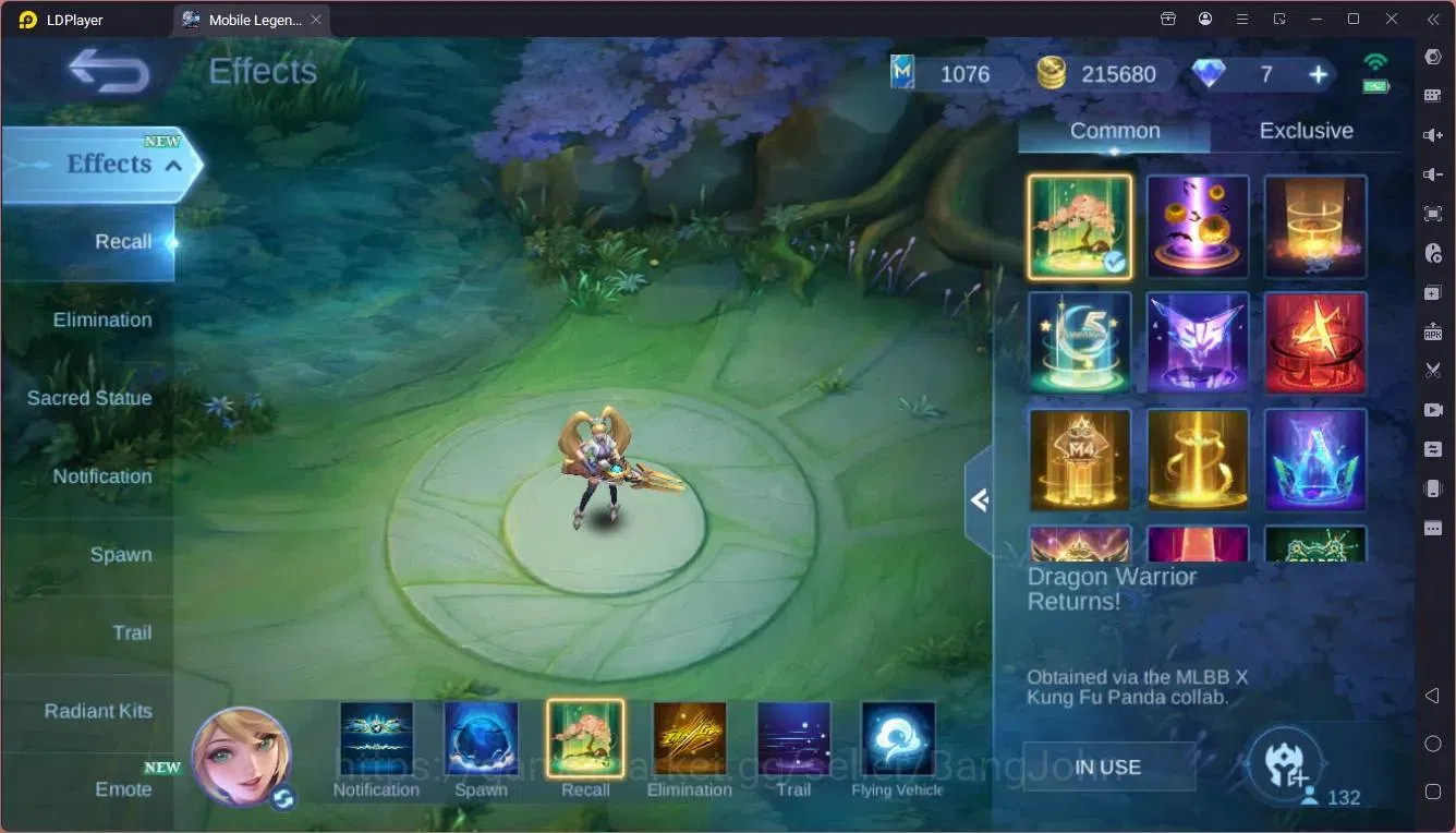 Mobile Legends: Bang Bang Accounts Global|Hero 132|Skin 308|Exalted|Prime Granger,Bea image 15