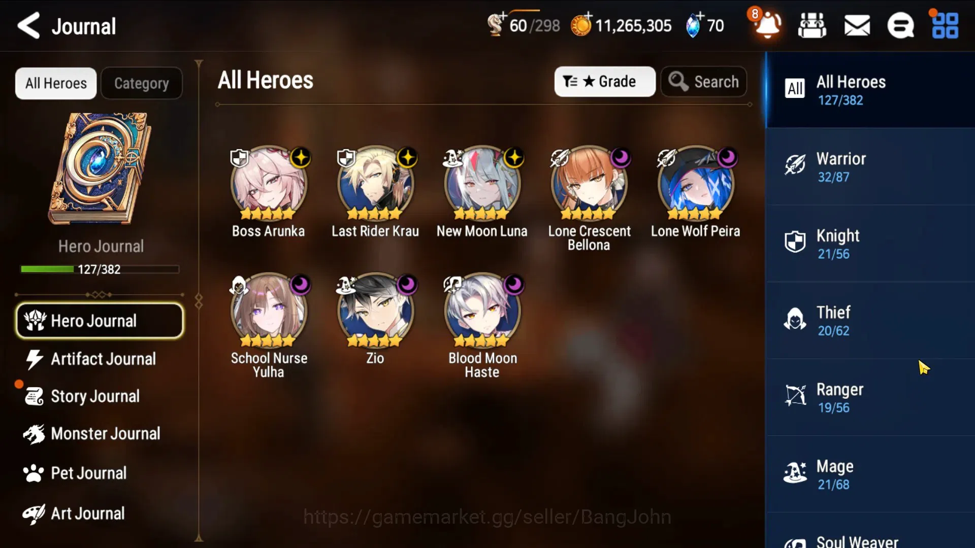 Epic Seven Accounts Global Unverif|10 ML(BArunka,SNYulha,NMLuna,LCBelo image 17