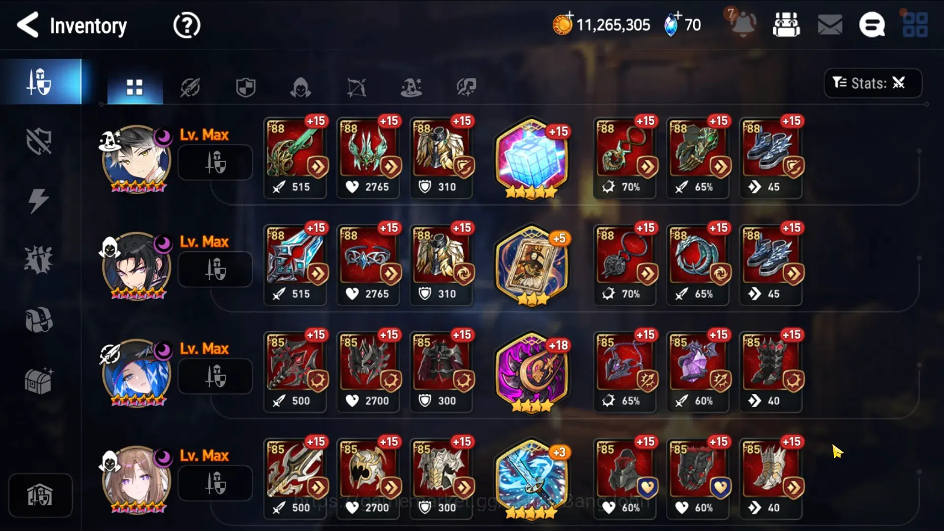 Epic Seven Accounts Global Unverif|10 ML(BArunka,SNYulha,NMLuna,LCBelo image 6