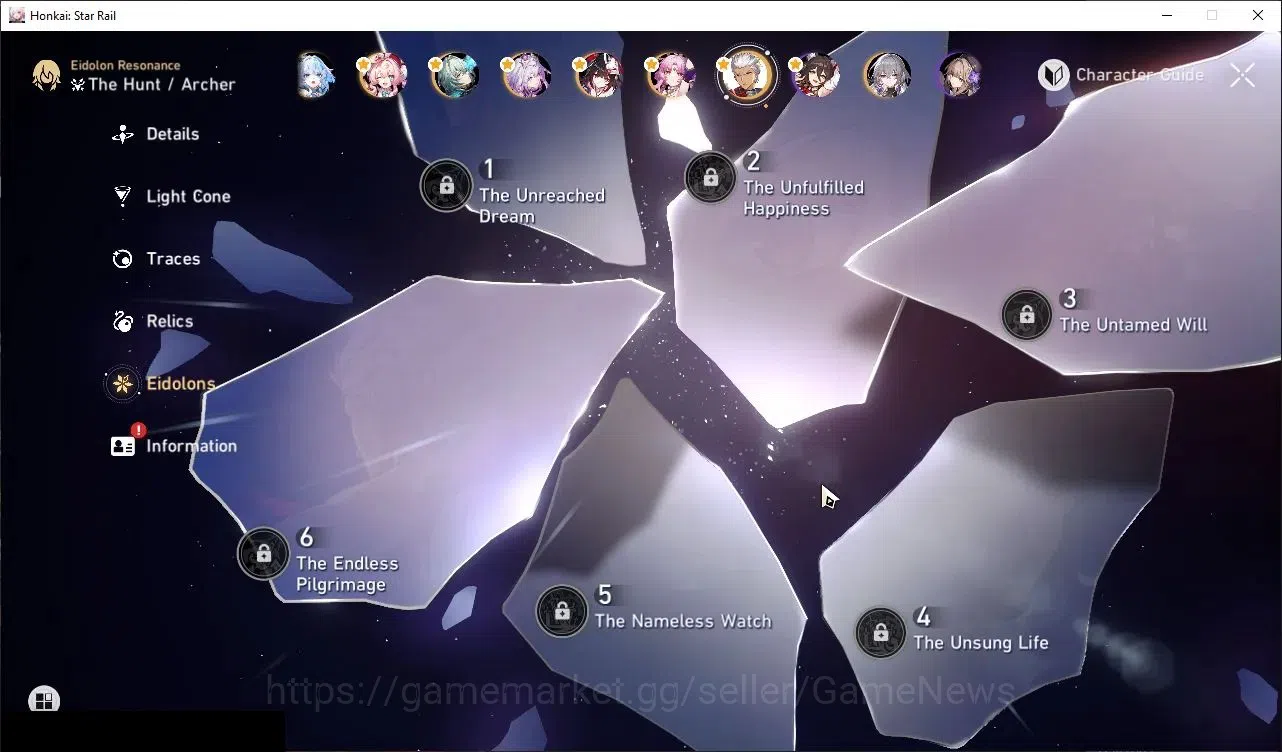 Honkai Star Rail Accounts Asia|Free Genshin|TL 70|20 Limited|4 PremTeam|Cast image 11
