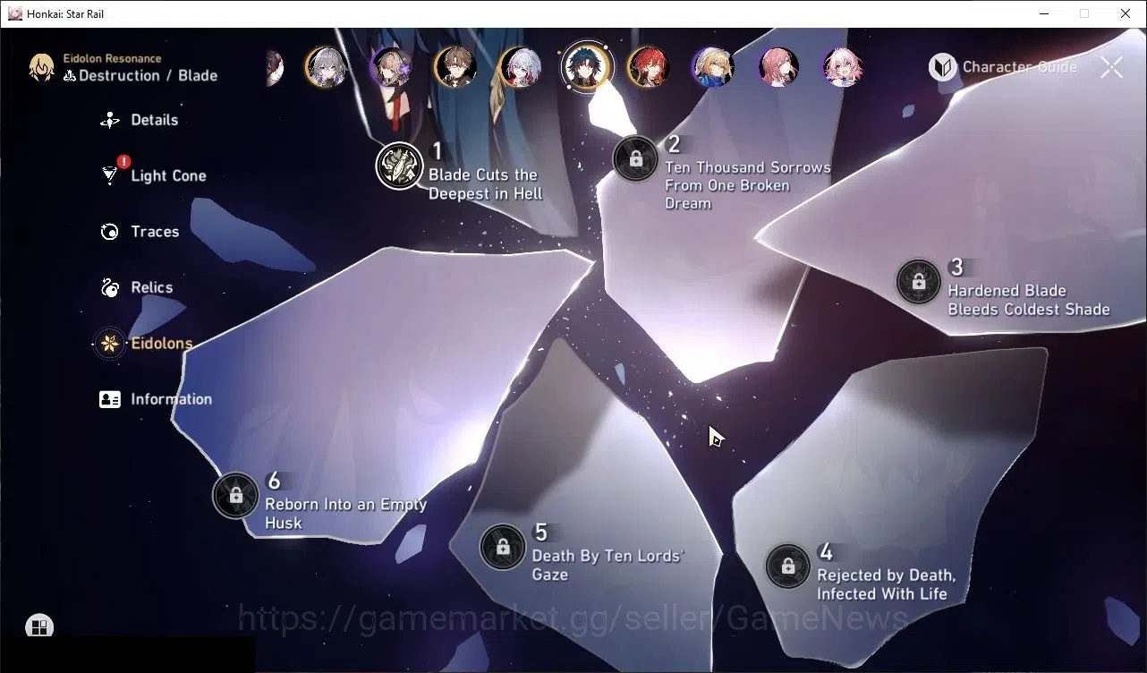 Honkai Star Rail Accounts Asia|Free Genshin|TL 70|20 Limited|4 PremTeam|Cast image 12