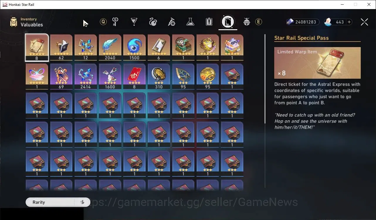 Honkai Star Rail Accounts Asia|Free Genshin|TL 70|20 Limited|4 PremTeam|Cast image 18