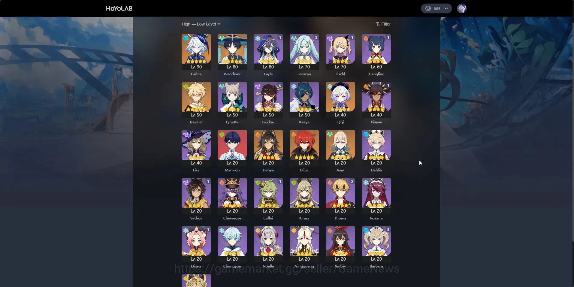 Honkai Star Rail Accounts Asia|Free Genshin|TL 70|20 Limited|4 PremTeam|Cast image 2