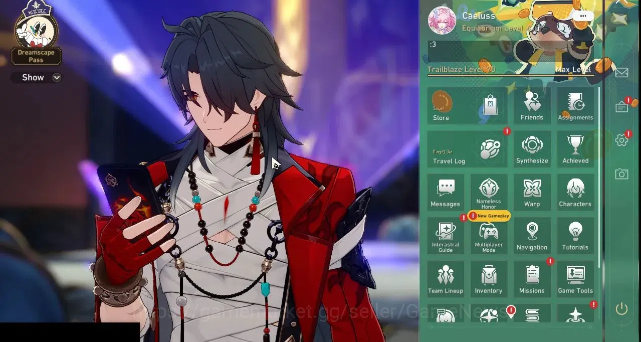 Honkai Star Rail Accounts Asia|Free Genshin|TL 70|20 Limited|4 PremTeam|Cast image 3