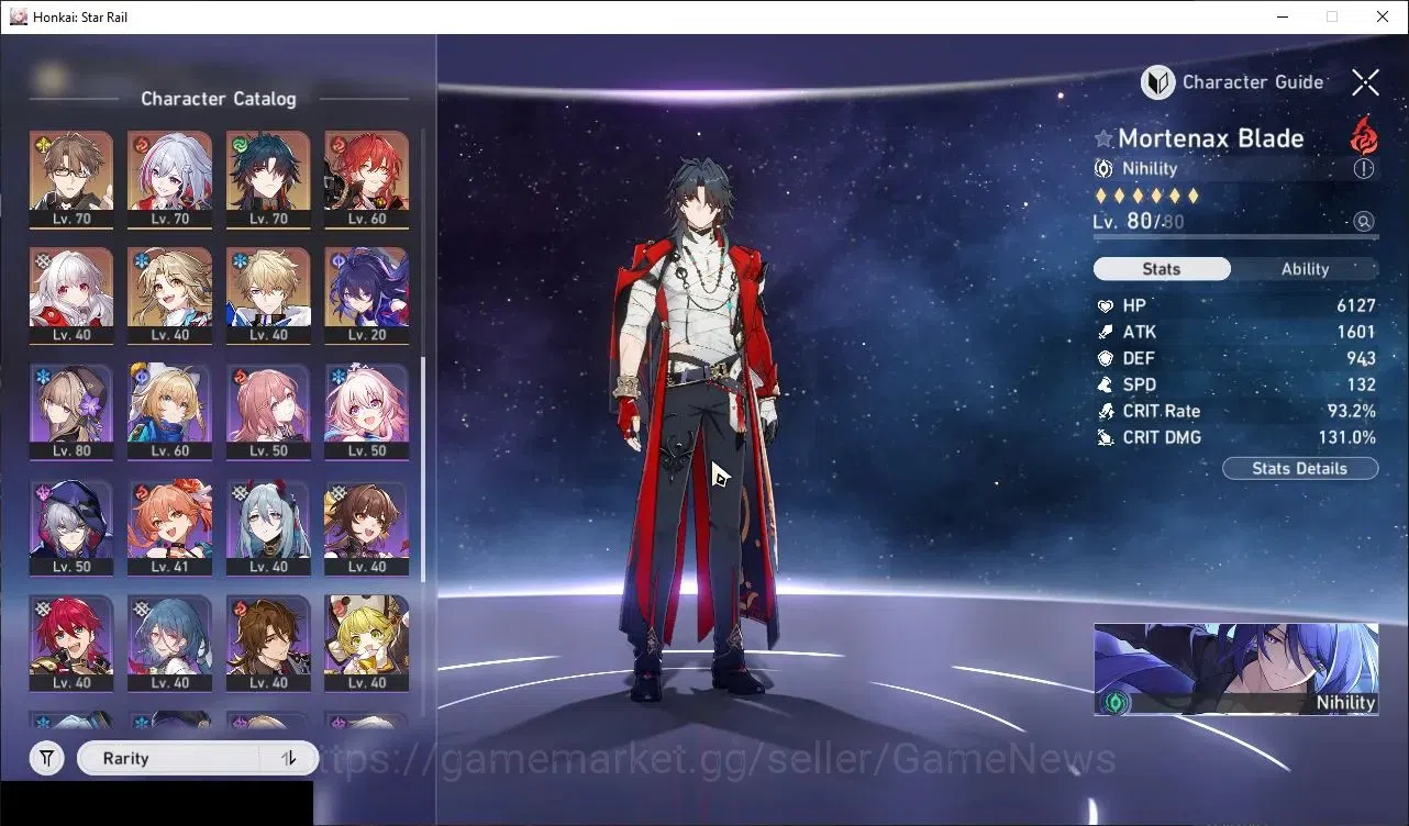 Honkai Star Rail Accounts Asia|Free Genshin|TL 70|20 Limited|4 PremTeam|Cast image 7