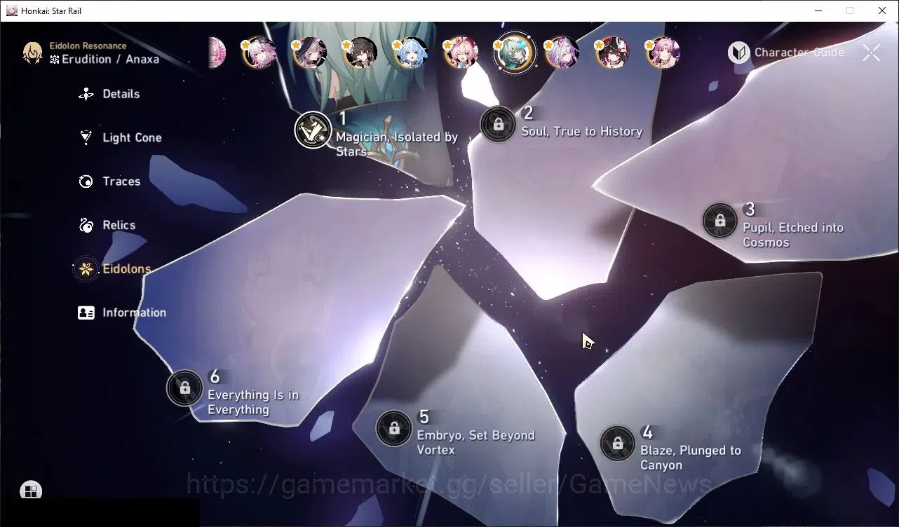 Honkai Star Rail Accounts Asia|Free Genshin|TL 70|20 Limited|4 PremTeam|Cast image 9