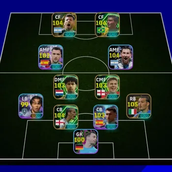 eFootball Accounts Legends & Iconic Players Mobile|PW 3186|Epic Romário, Zambrotta, Ferdinand, Rijkaard,Gerrard, Agüero