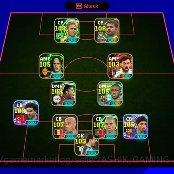 eFootball Accounts Legends & Iconic Players eFootball Mobile Account for Sale | 3251 Collective Strength | Neymar 108