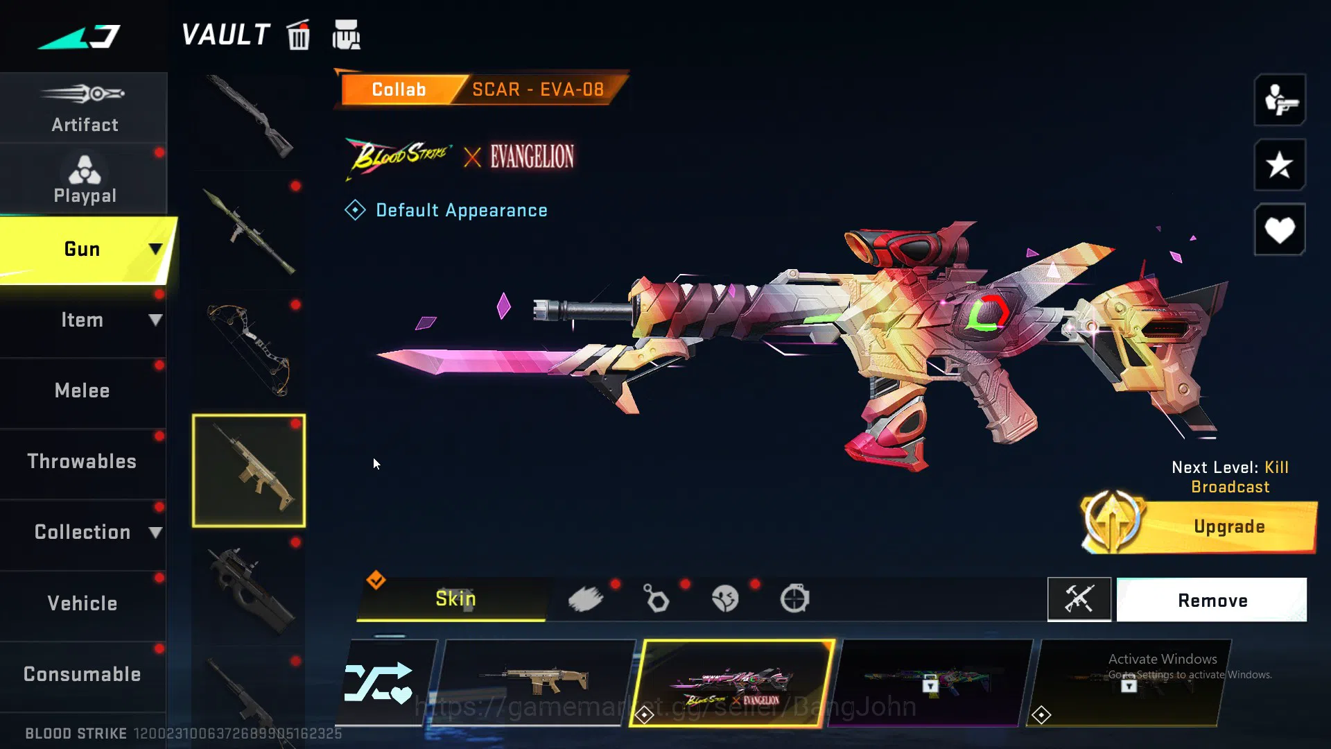 Blood Strike Accounts ASIA | Collab SCAR-EVA-08 | 2 Limited Weapon | 6 U image 12