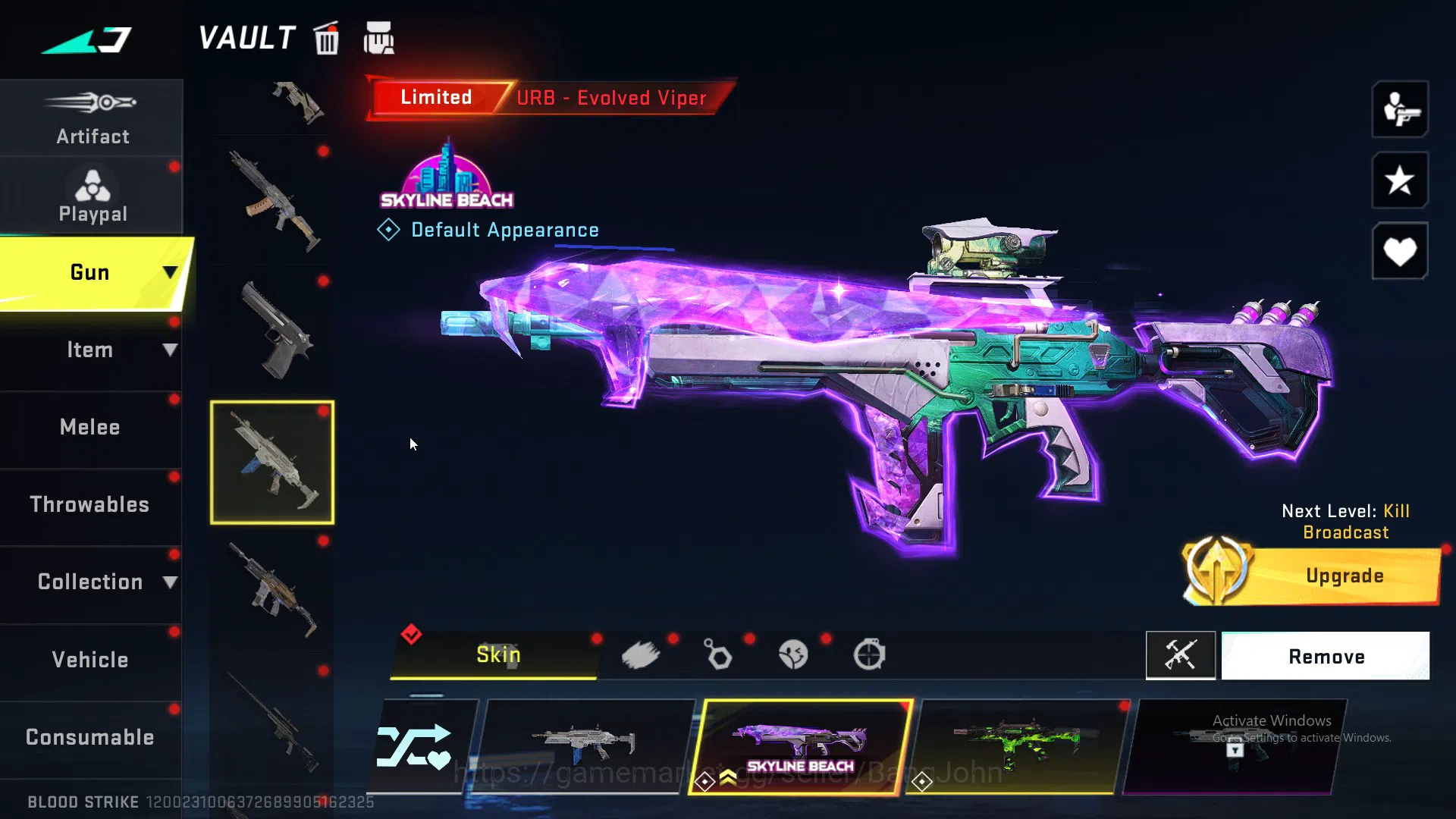 Blood Strike Accounts ASIA | Collab SCAR-EVA-08 | 2 Limited Weapon | 6 U image 9